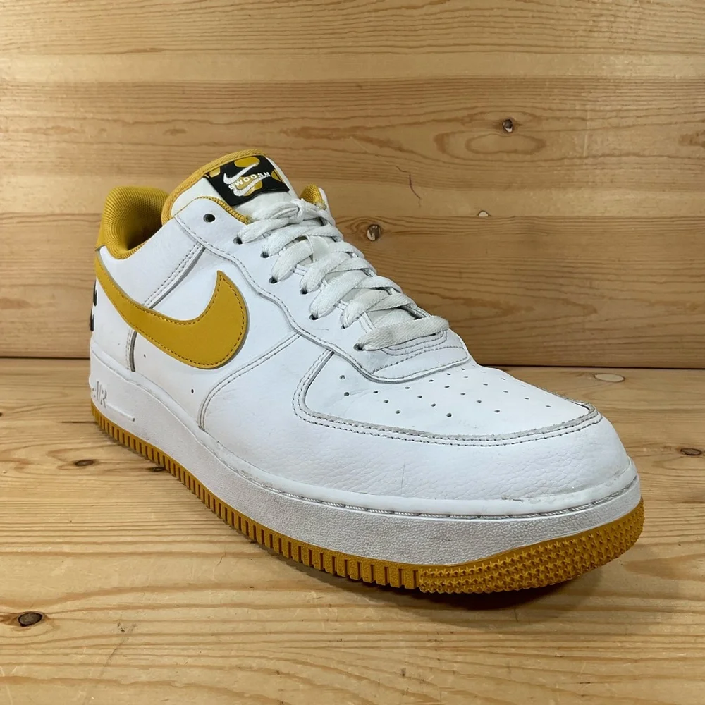 Nike Air Force 1 '07 LV8 Double Swoosh Men’s 12 White Light Ginger CT2300-100